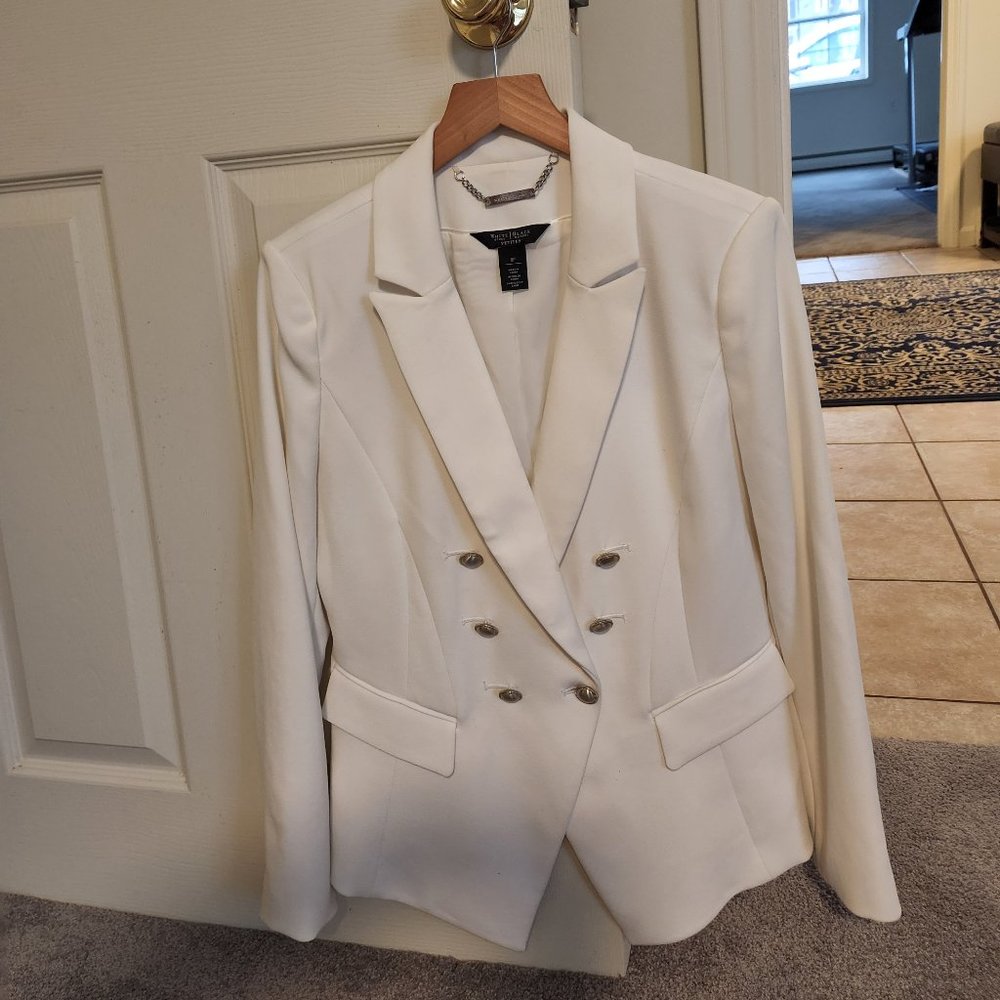 WHBM White Blazer